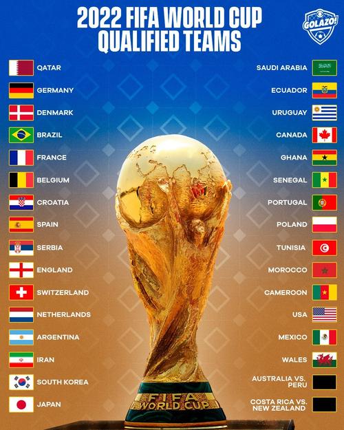 世界杯2022排名